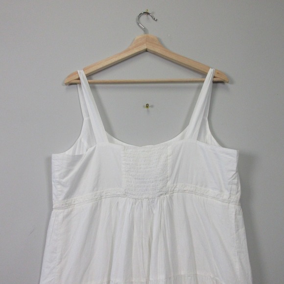 Seraphine Sabrina Embroidered Sundress 8 White Tiered Sleeveless White Boho 280 - Picture 8 of 13